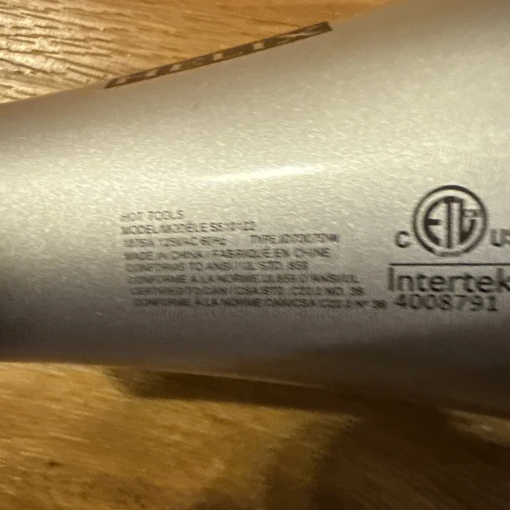 Hot Tools Helix Hair Dryer Gray‎ And Black Model S510122 Works Great